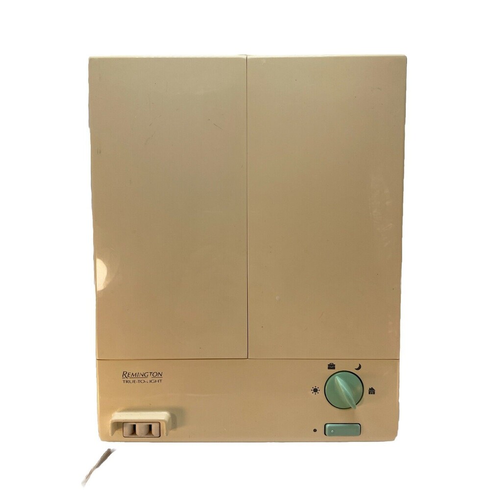 Remington True To Light 4 Way Lighted 2 Sided Magnified Makeup Mirror W/ Outlet